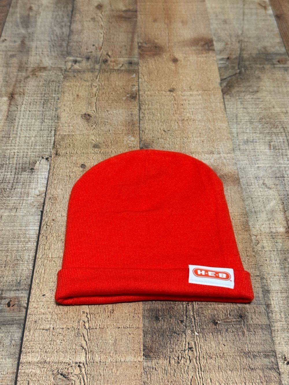 HEB Employee Knit Beanie Hat One Size Unisex Grocery Store